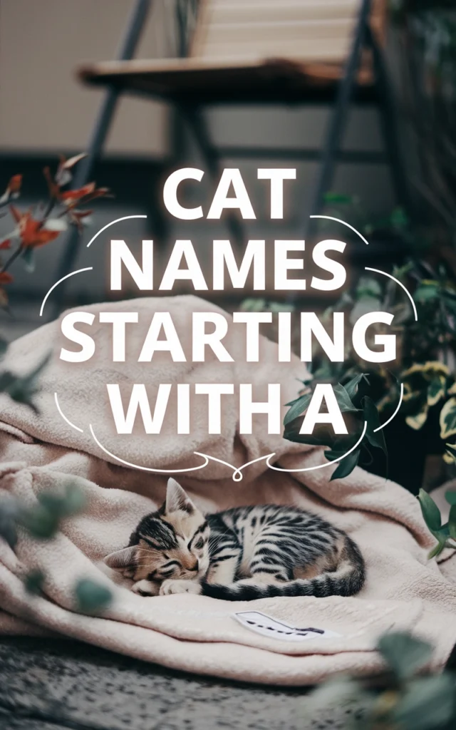 CAT NAMES STARTING WITH A