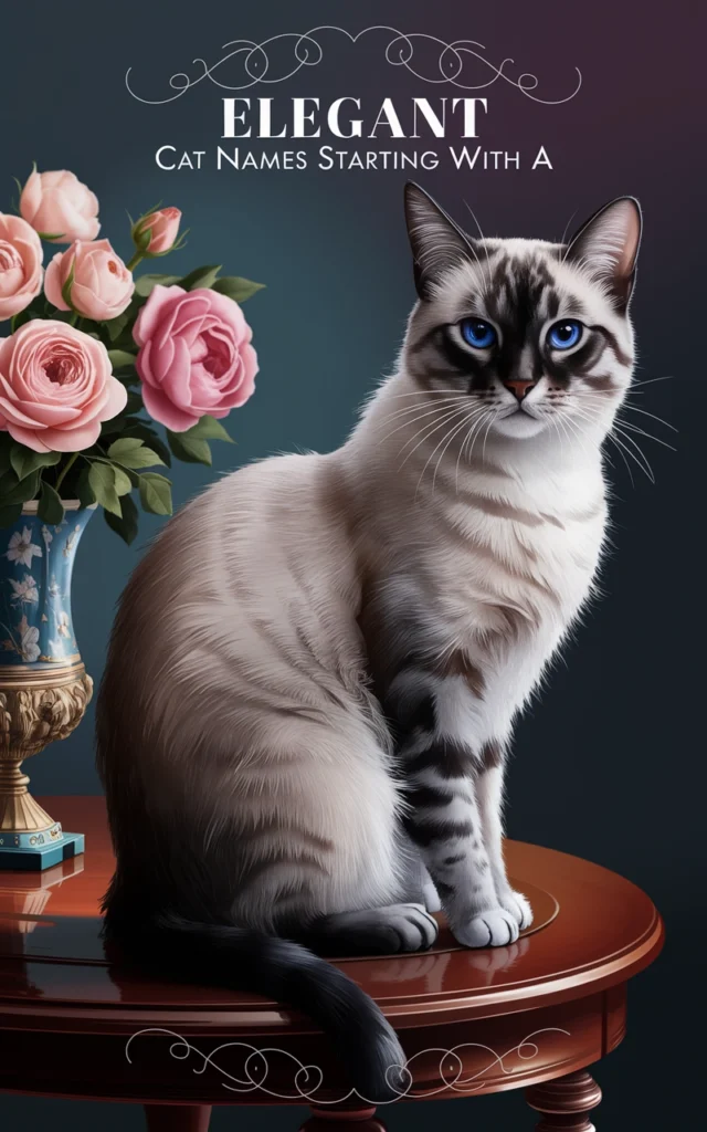 Elegant Cat Names Starting with A