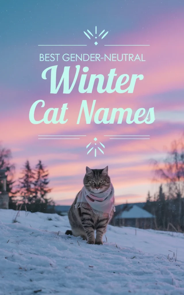 Gender-Neutral Winter Cat Names