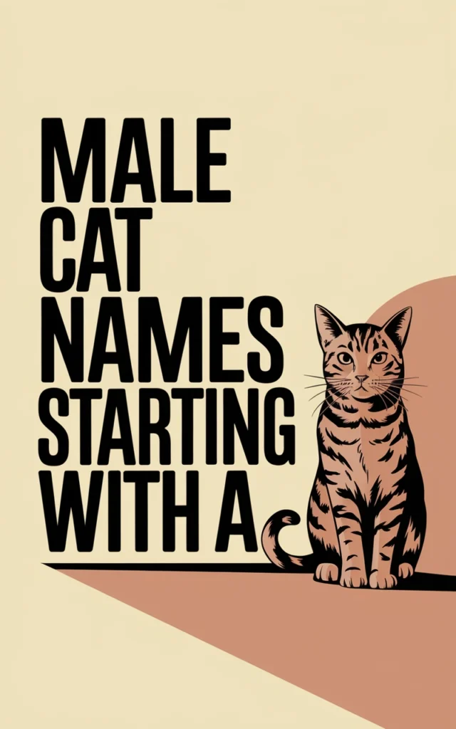 MALE CAT NAMES STARTING WITH A