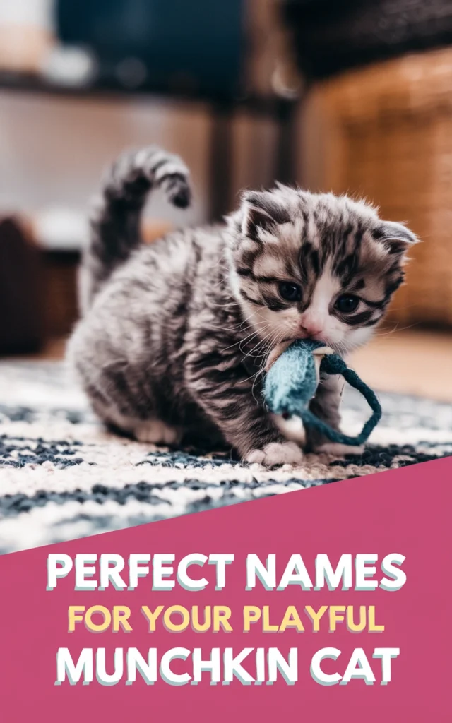 PERFECT NAMES FOR YOUR PLAYFUL MUNCHKIN CAT