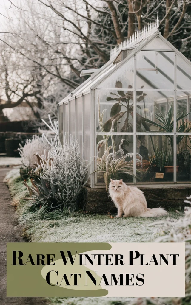 Rare Plant-Inspired Winter Cat Names