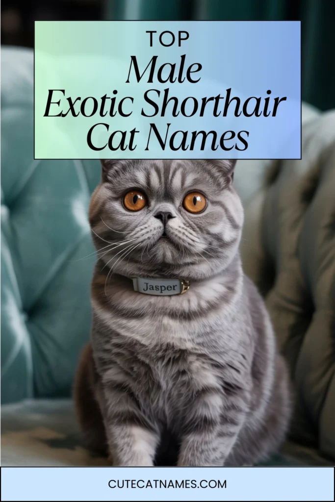 Male Exotic Shorthair Cat Names