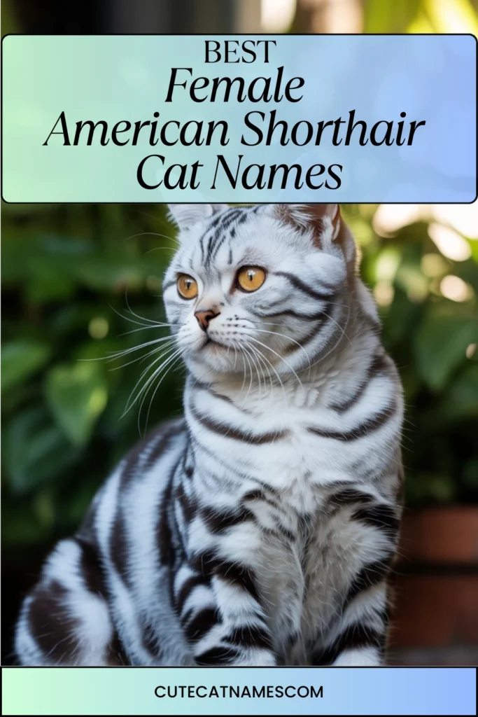 Female American Shorthair Cat Names
