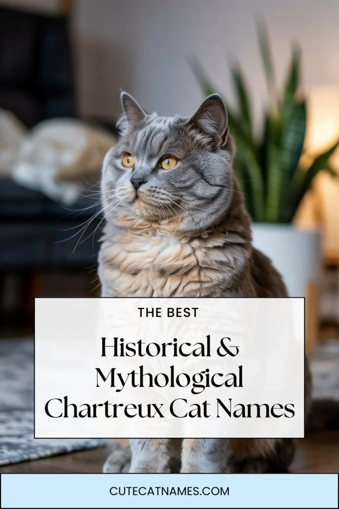 Historical & Mythological Chartreux Cat Names
