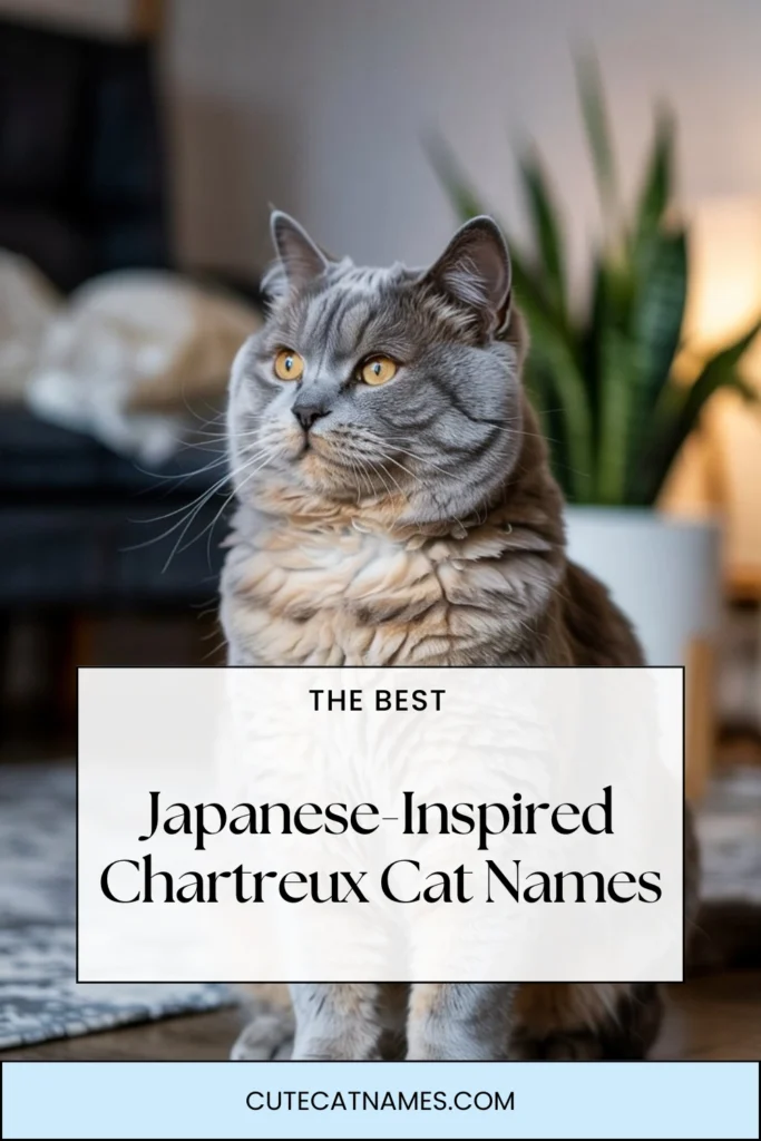 Japanese-Inspired Chartreux Cat Names