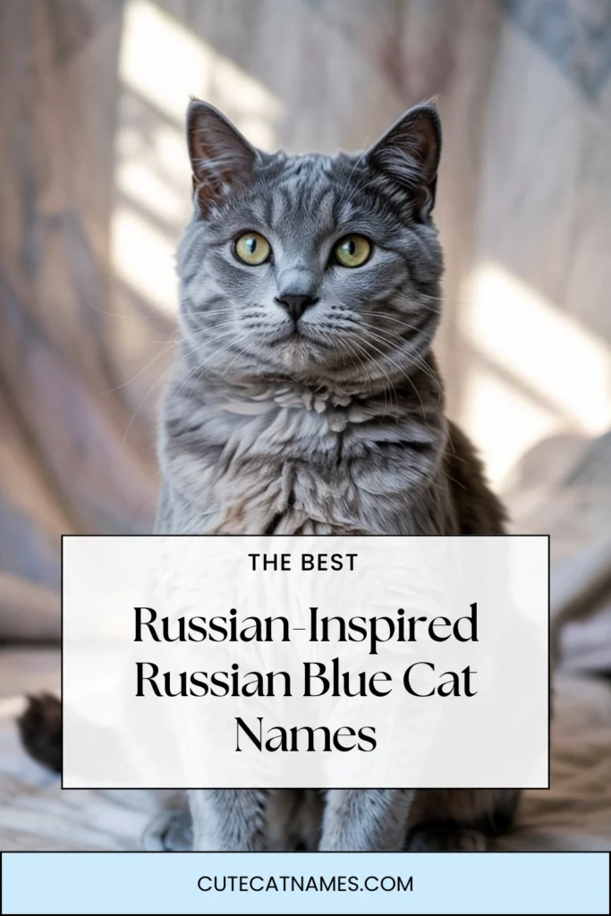 Russian-Inspired Russian Blue Cat Names