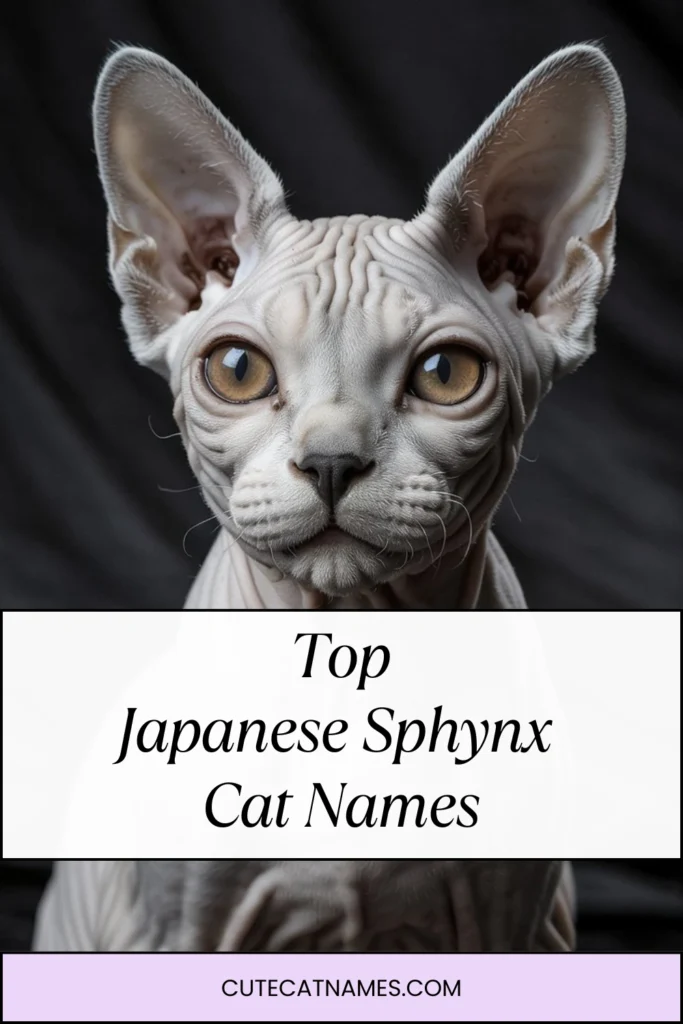Japanese Sphynx Cat Names