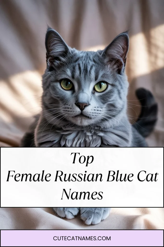 Female Russian Blue Cat Names