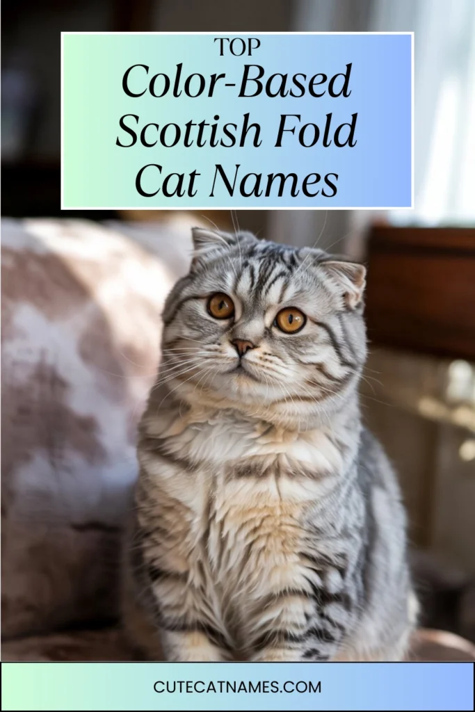 Color-Based Scottish Fold Cat Names
