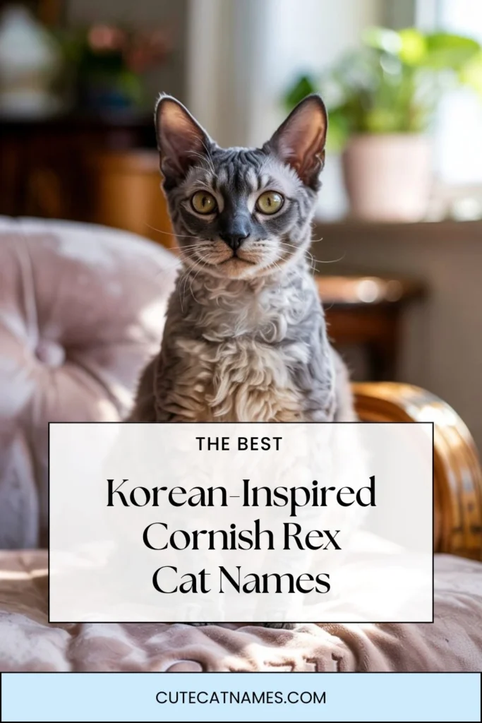 Korean-Inspired Cornish Rex Cat Names