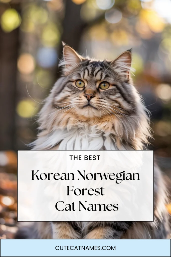 Korean Norwegian Forest Cat Names