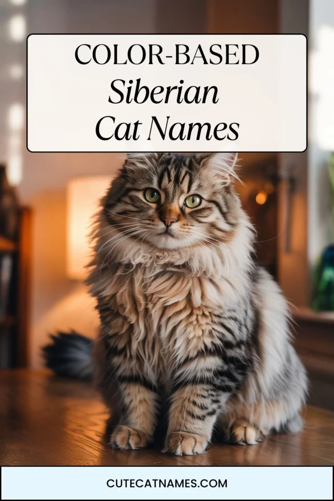 Color-Based Siberian Cat Names