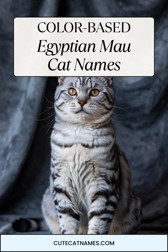 Color-Based Egyptian Mau Cat Names