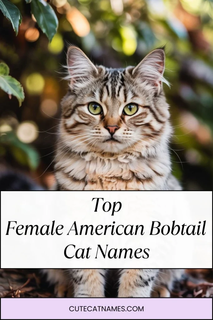 Female American Bobtail Cat Names