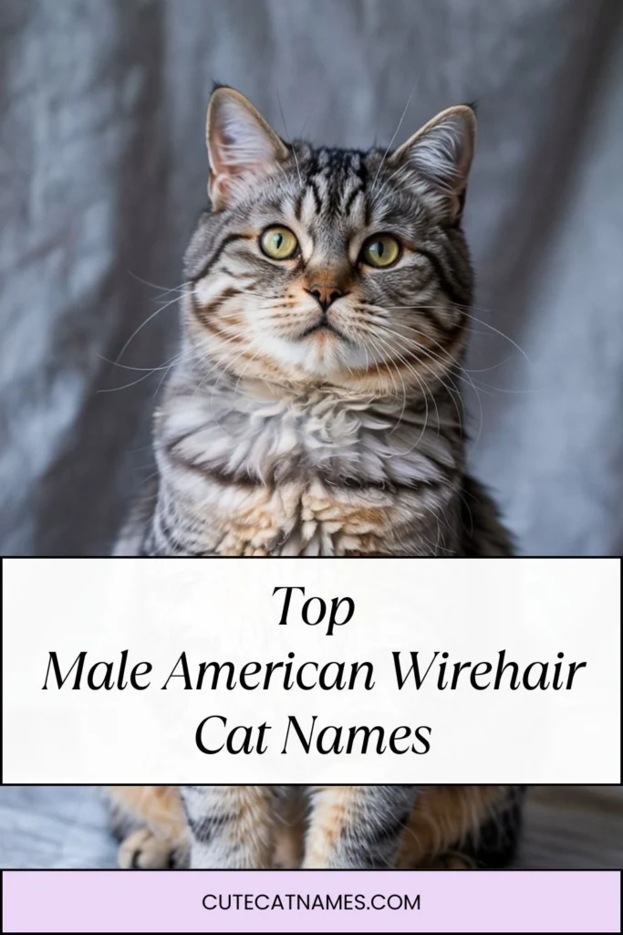 Male American Wirehair Cat Names