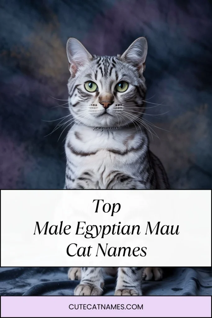 Male Egyptian Mau Cat Names