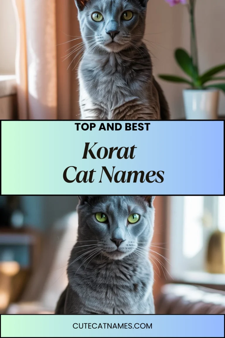 Korat Cat Names