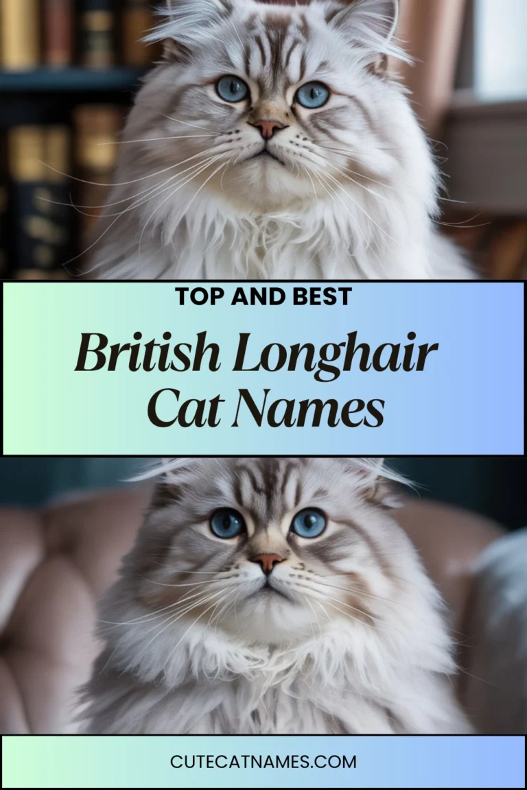 British Longhair Cat Names