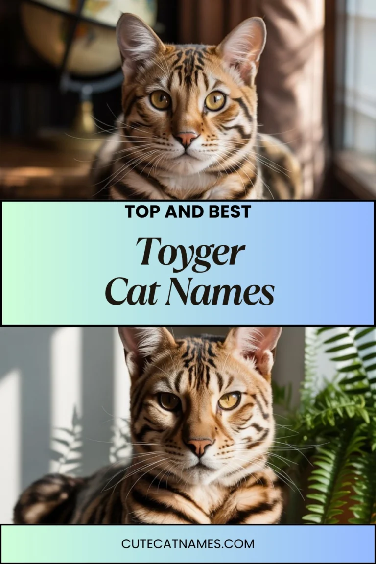 Toyger Cat Names