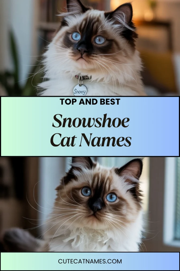 Snowshoe Cat Names