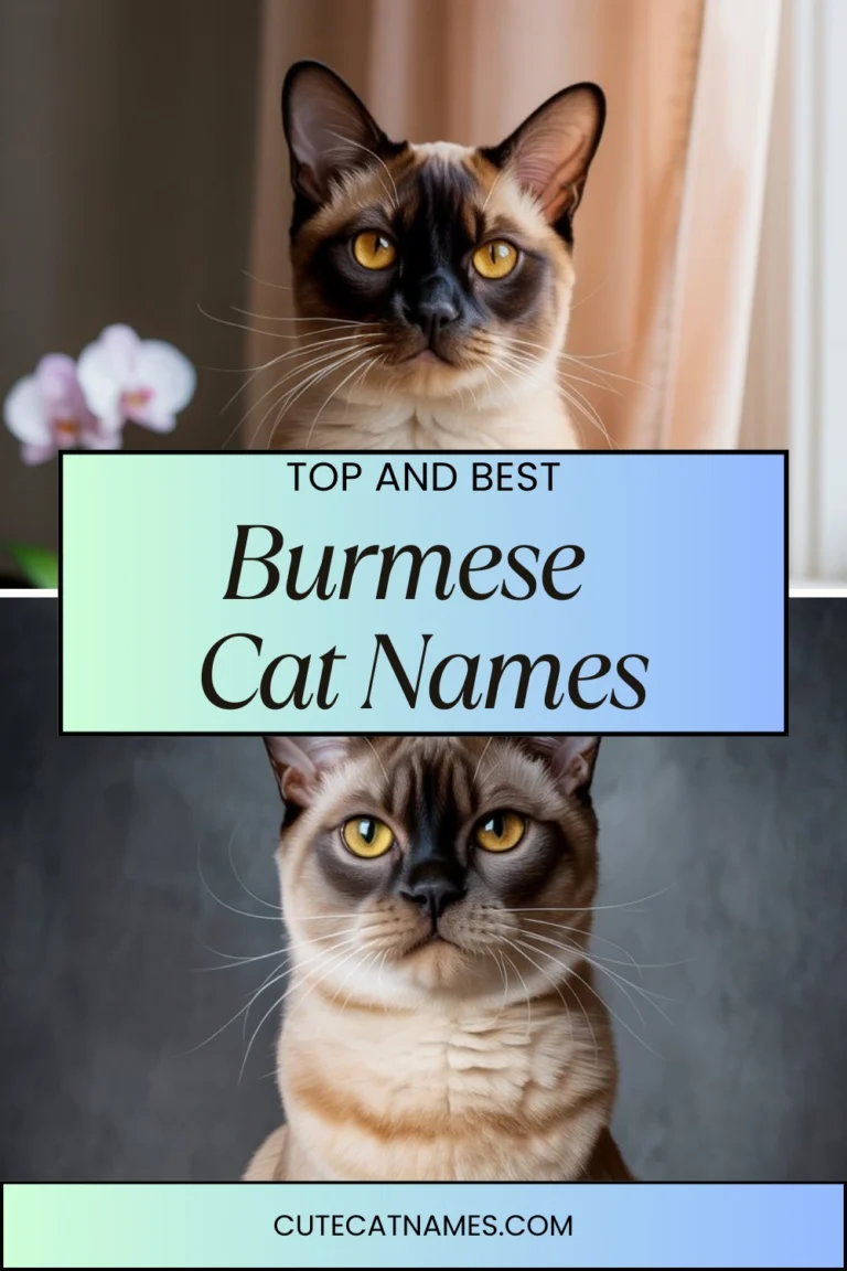 Burmese Cat Names