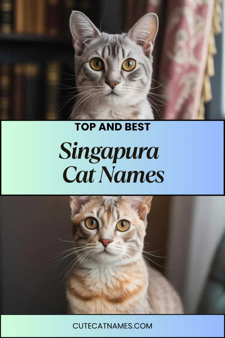 Singapura Cat Names