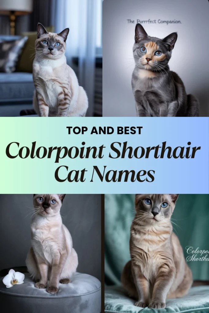 Colorpoint Shorthair Cat Names