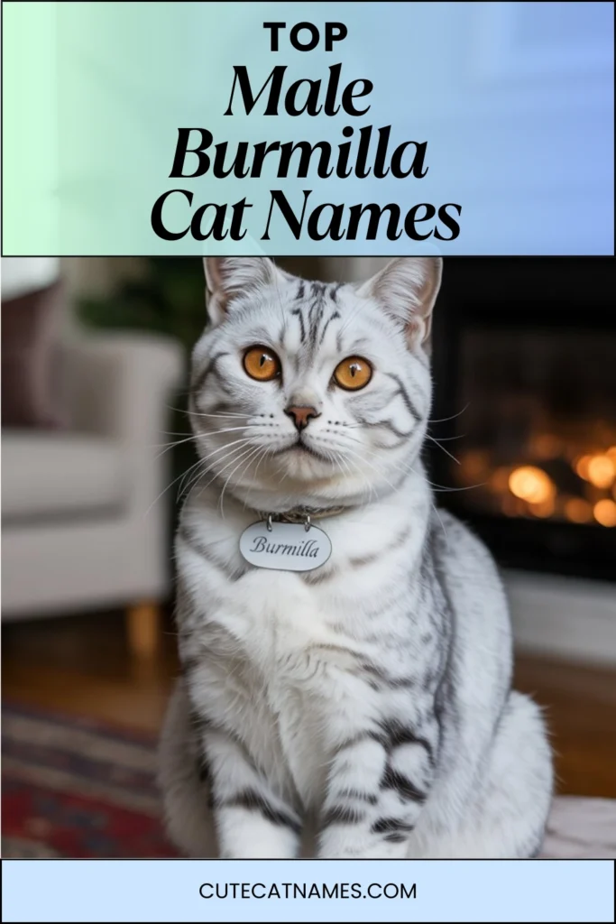 Male Burmilla Cat Names