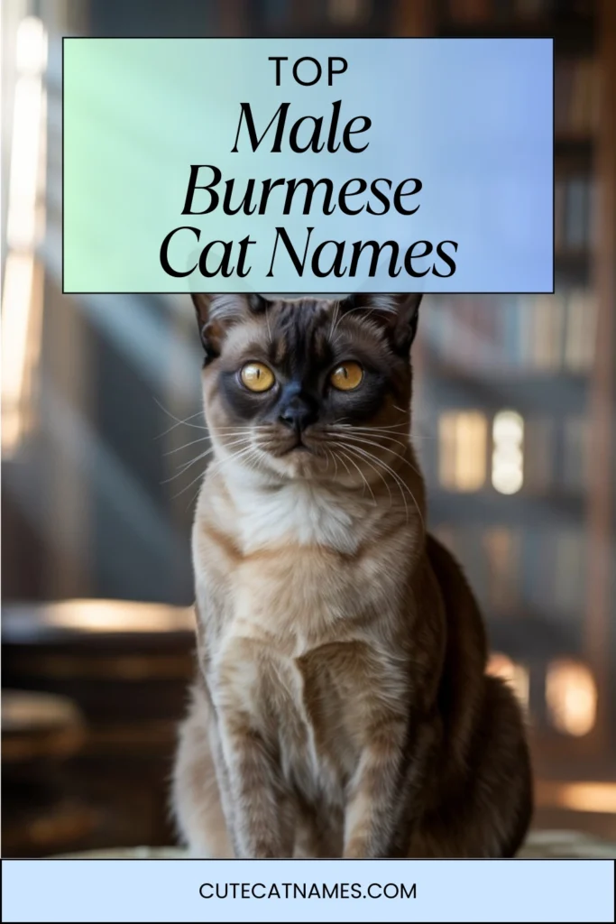 Male Burmese Cat Names