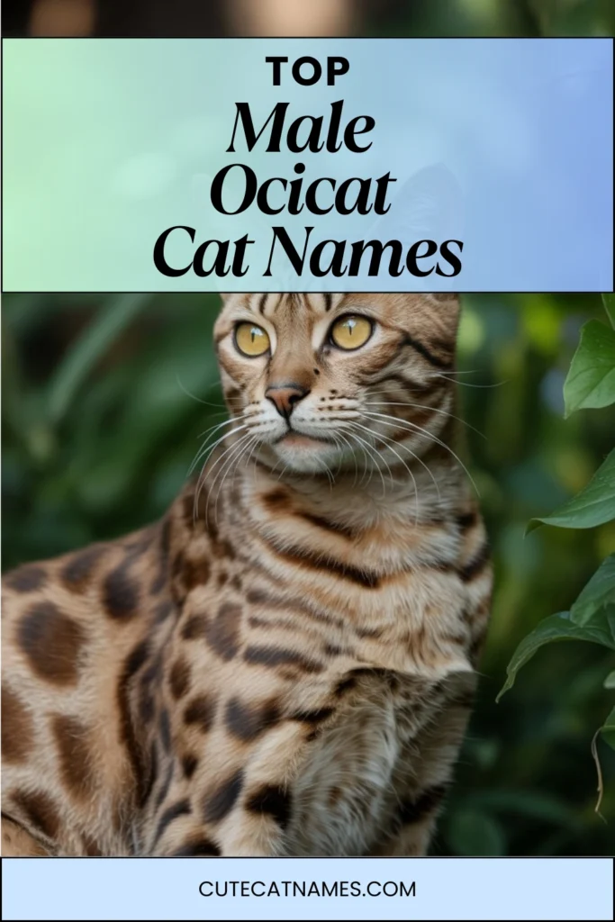 Male Ocicat Cat Names