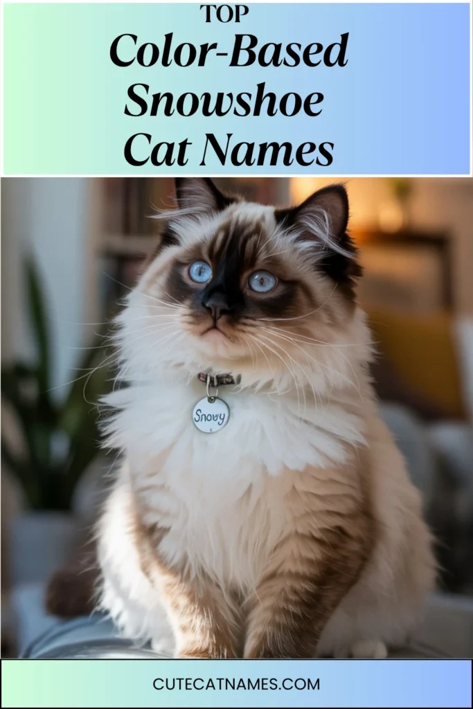 Color-Themed Snowshoe Cat Names