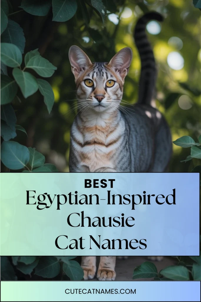 Egyptian-Inspired Chausie Cat Names
