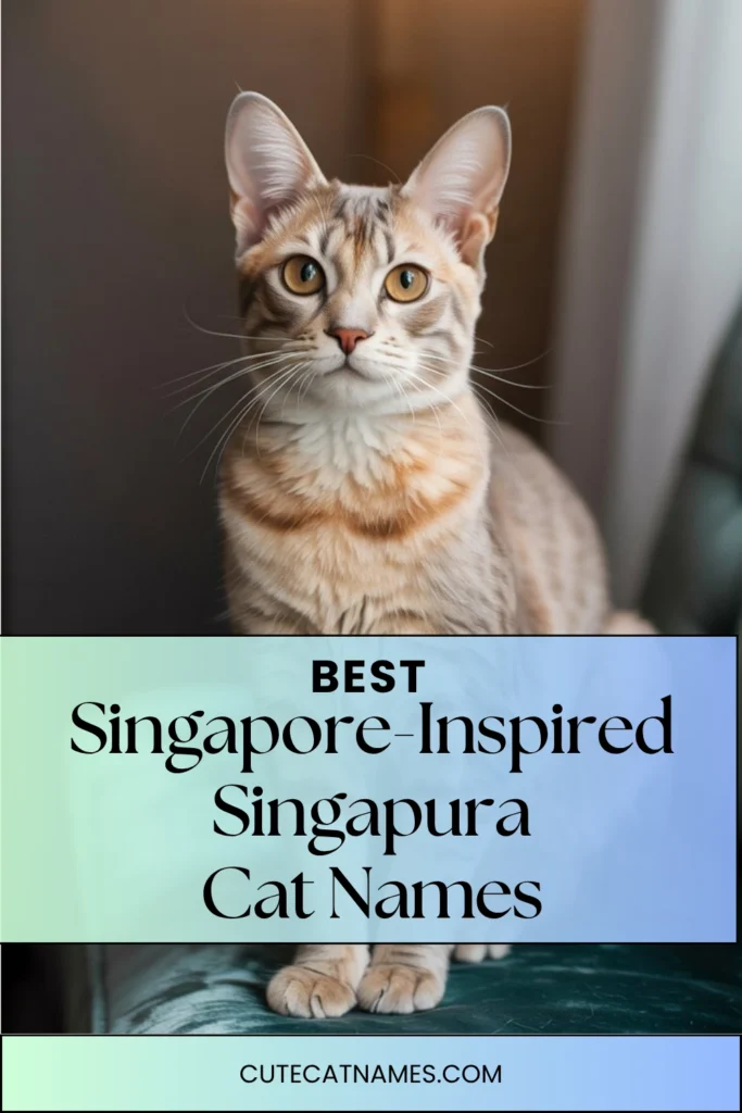 Singapore-Inspired Names for Singapura Cats