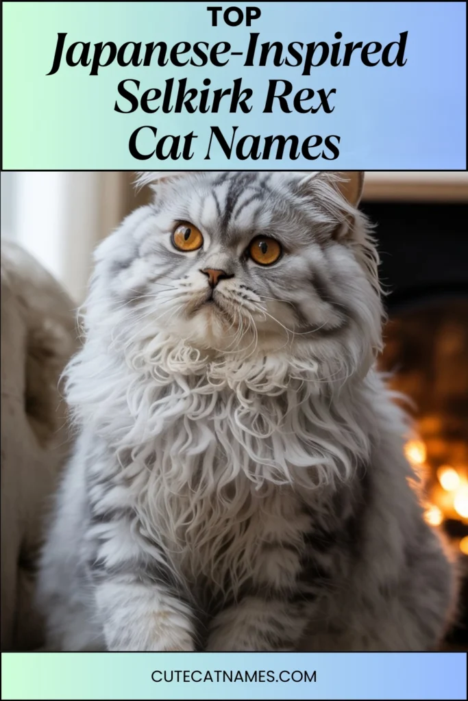 Japanese-Inspired Selkirk Rex Cat Names