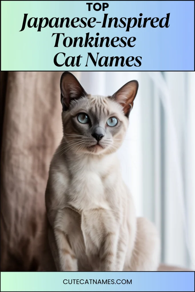 Japanese-Inspired Tonkinese Cat Names