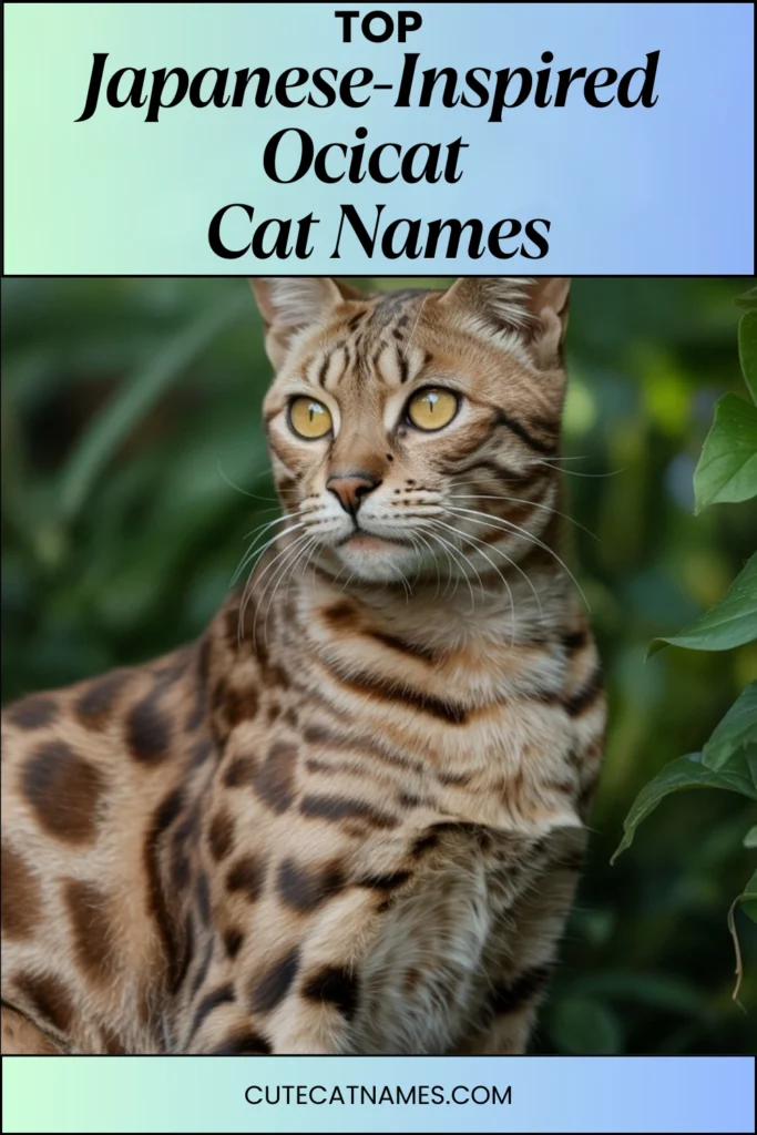 Japanese-Inspired Ocicat Names