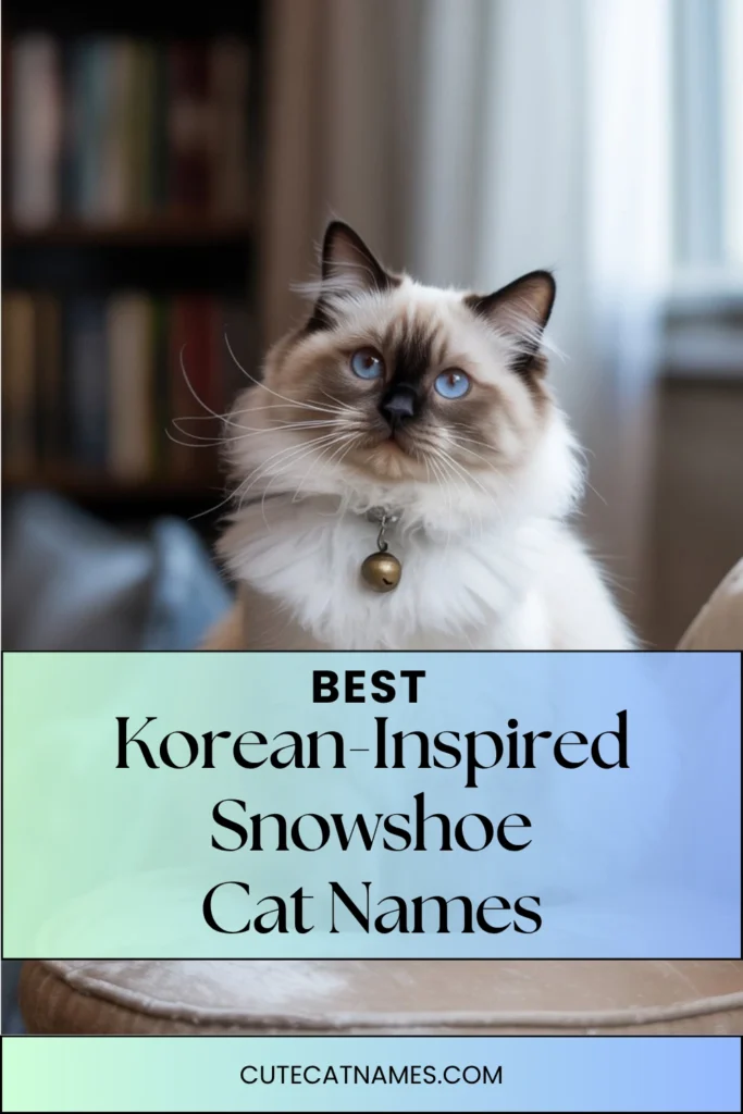 Korean-Inspired Names for Snowshoe Cats