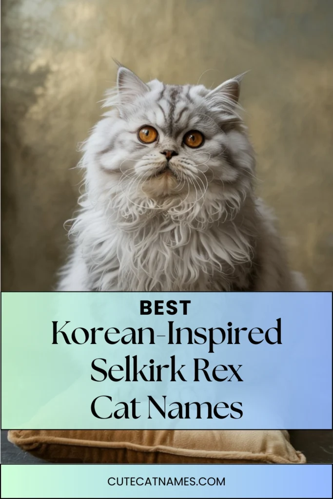 Korean-Inspired Selkirk Rex Cat Names