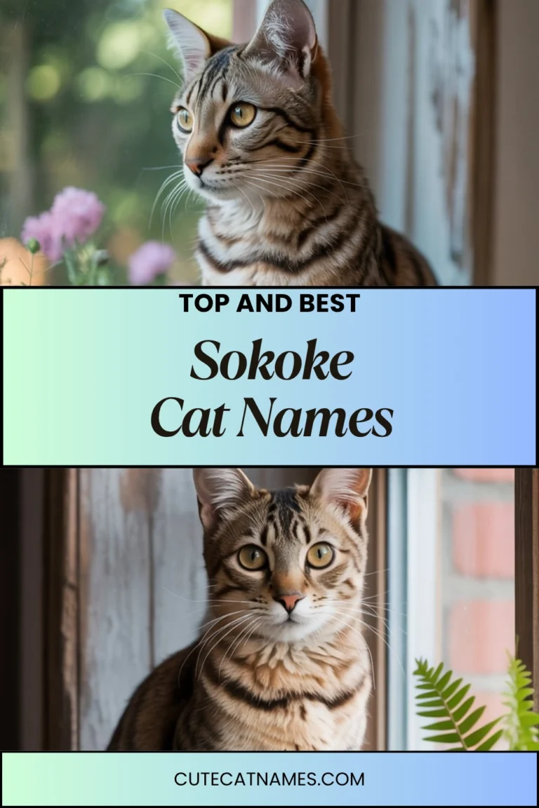Sokoke Cat Names