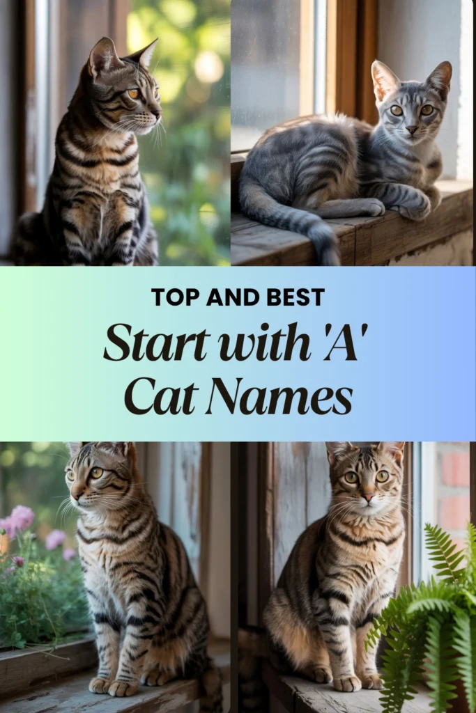 Cat Names That Start with 'A'