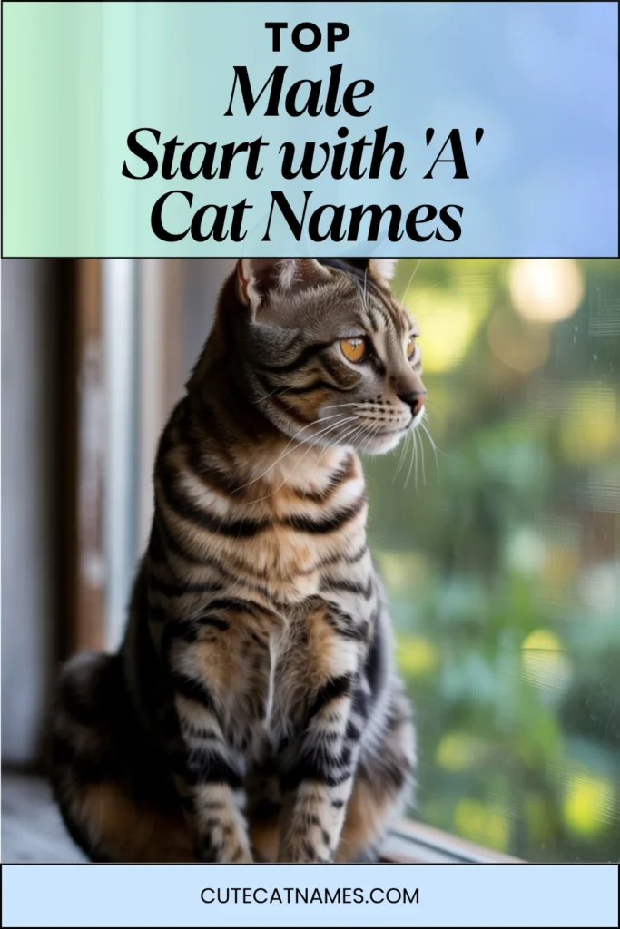 Male Cat Names That Start with 'A'