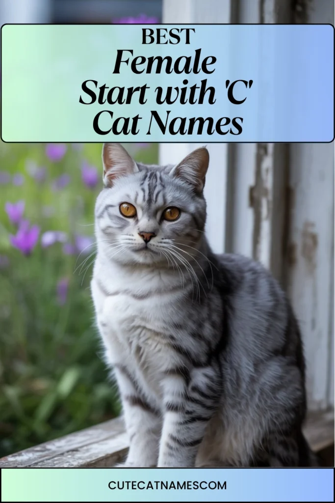 Female Cat Names That Start with 'C'