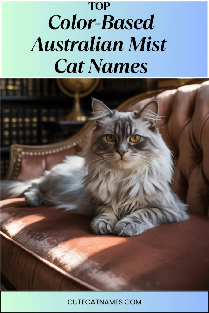 Color-Themed Australian Mist Cat Names