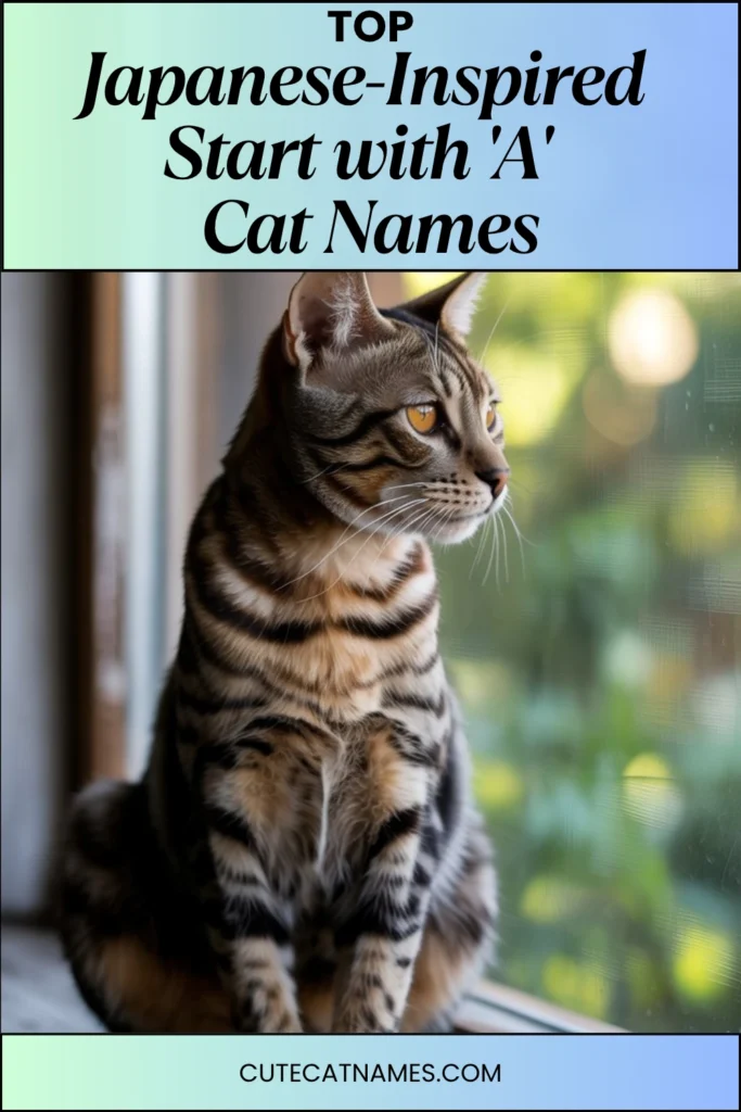 🇯🇵 Japanese-Inspired 'A' Cat Names