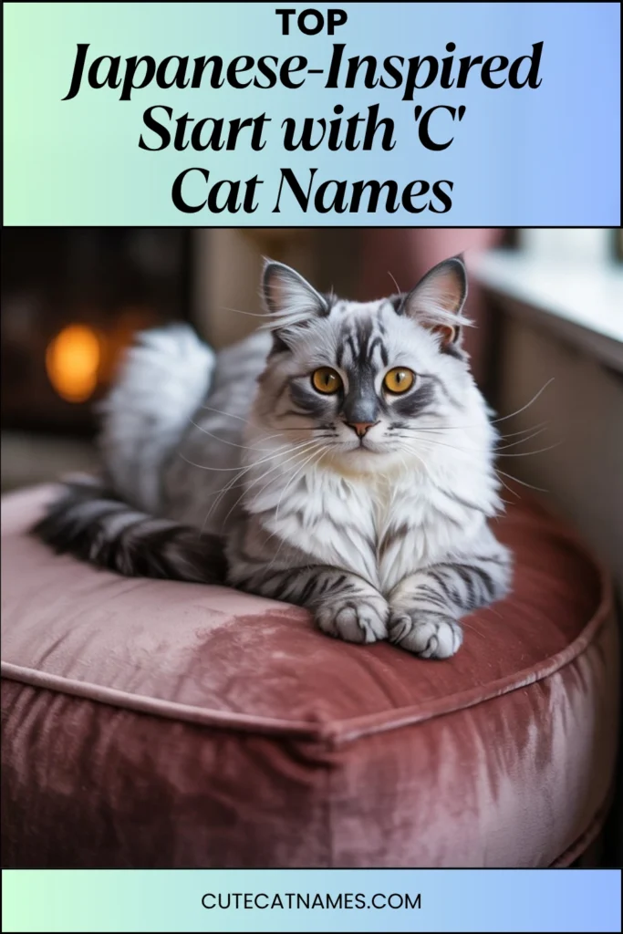 Japanese-Inspired 'C' Cat Names