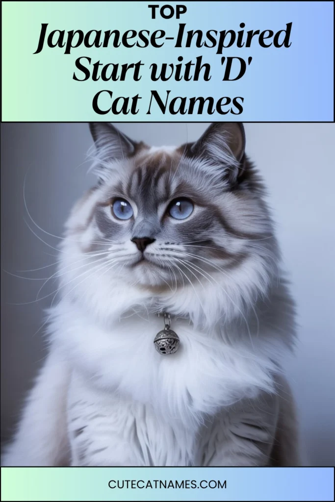 Japanese-Inspired 'D' Cat Names