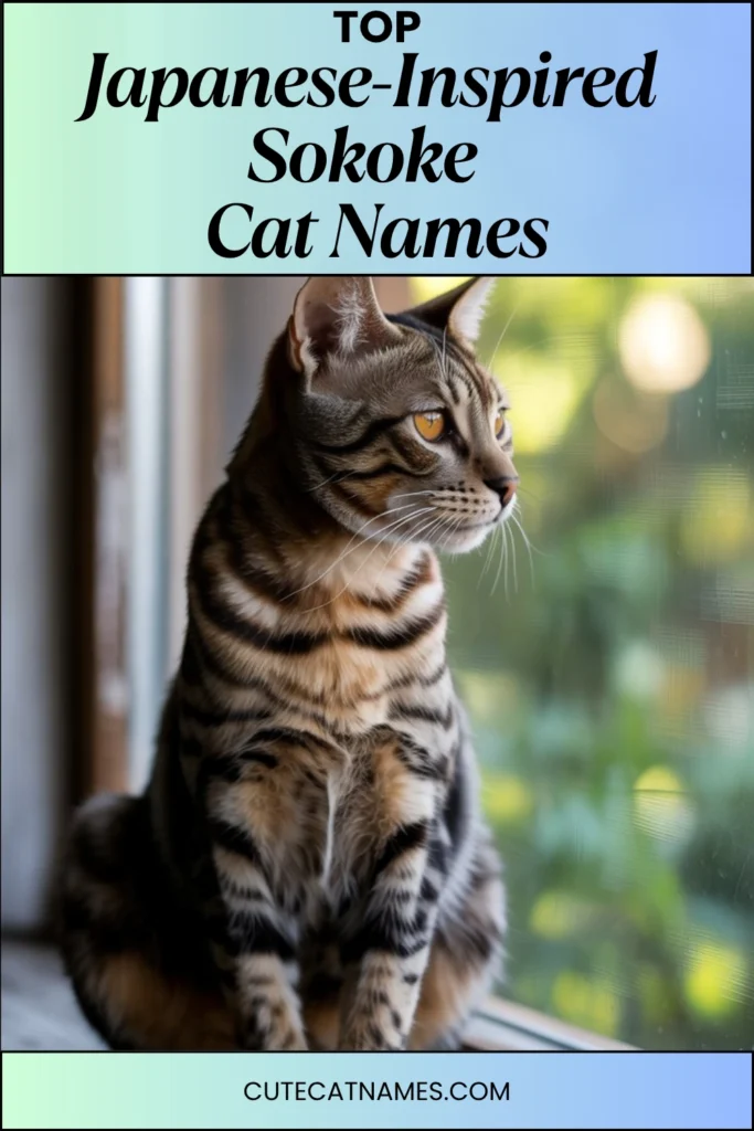 Japanese-Inspired Sokoke Cat Names