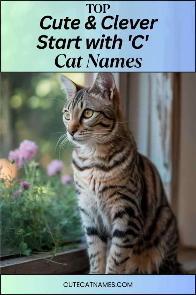 Cute & Clever 'C' Cat Names