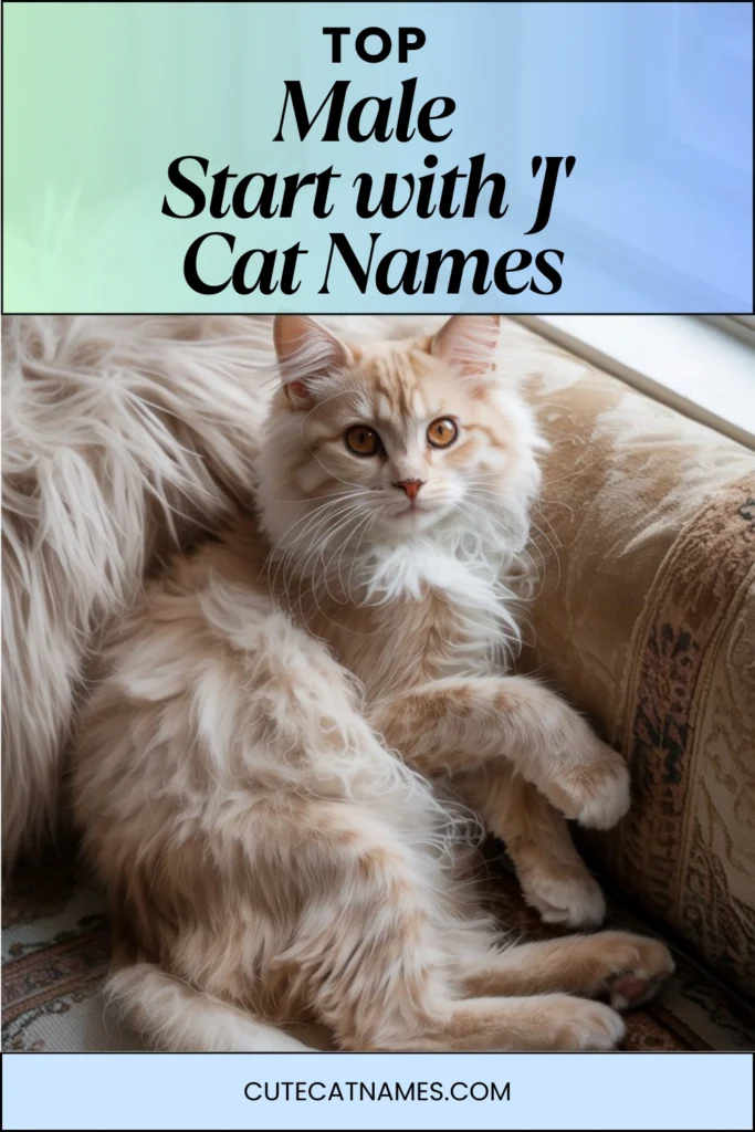 Male Cat Names That Start with 'J'